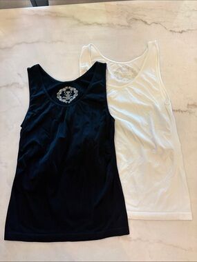 Cato Black Scoop Neck Stretchy Tank